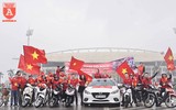 Hà Nội rộn ràng trong mưa lạnh trước trận chung kết U23 Châu Á